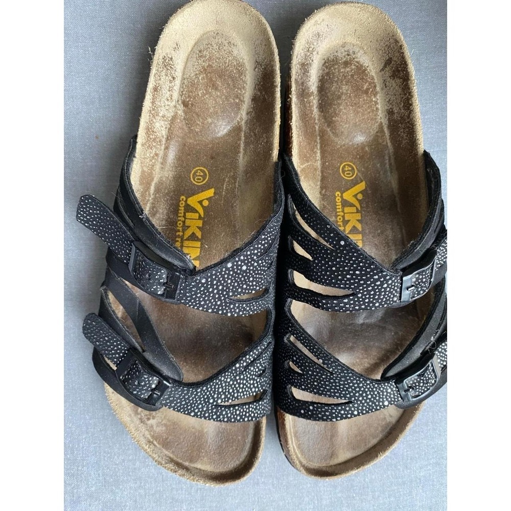 Viking Sandals Shoes 40 Whistler Shoes Black Stud 9 - 9.5 s4